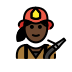 1F469 1F3FF 200D 1F692 Smiley – OpenMoji