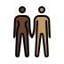 1F469 1F3FF 200D 1F91D 200D 1F468 1F3FD Smiley – OpenMoji