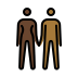 1F469 1F3FF 200D 1F91D 200D 1F468 1F3FE Smiley – OpenMoji