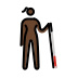 1F469 1F3FF 200D 1F9AF 200D 27A1 FE0F Smiley – OpenMoji