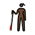 1F469 1F3FF 200D 1F9AF Smiley – OpenMoji