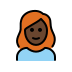 1F469 1F3FF 200D 1F9B0 Smiley – OpenMoji