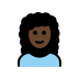 1F469 1F3FF 200D 1F9B1 Smiley – OpenMoji