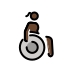 1F469 1F3FF 200D 1F9BD 200D 27A1 FE0F Smiley – OpenMoji