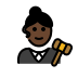 1F469 1F3FF 200D 2696 FE0F Smiley – OpenMoji