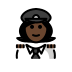 1F469 1F3FF 200D 2708 FE0F Smiley – OpenMoji