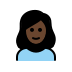 1F469 1F3FF Smiley – OpenMoji