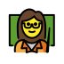 1F469 200D 1F3EB Smiley – OpenMoji
