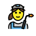 1F469 200D 1F3ED Smiley – OpenMoji