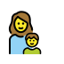 1F469 200D 1F466 Smiley – OpenMoji