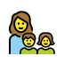 1F469 200D 1F467 200D 1F466 Smiley – OpenMoji