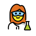 1F469 200D 1F52C Smiley – OpenMoji