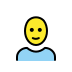 1F469 200D 1F9B2 Smiley – OpenMoji
