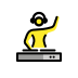 1F469 200D 1FAA9 Smiley – OpenMoji