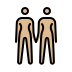 1F46D 1F3FC Smiley – OpenMoji