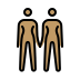 1F46D 1F3FD Smiley – OpenMoji