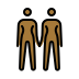 1F46D 1F3FE Smiley – OpenMoji