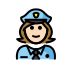 1F46E 1F3FB 200D 2640 FE0F Smiley – OpenMoji