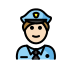 1F46E 1F3FB 200D 2642 FE0F Smiley – OpenMoji