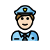 1F46E 1F3FB Smiley – OpenMoji