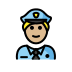 1F46E 1F3FC 200D 2642 FE0F Smiley – OpenMoji
