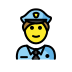1F46E 200D 2642 FE0F Smiley – OpenMoji