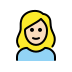 1F471 1F3FB 200D 2640 FE0F Smiley – OpenMoji
