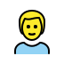 1F471 200D 2642 FE0F Smiley – OpenMoji
