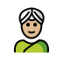1F473 1F3FC 200D 2640 FE0F Smiley – OpenMoji