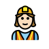 1F477 1F3FB 200D 2640 FE0F Smiley – OpenMoji