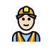 1F477 1F3FB 200D 2642 FE0F Smiley – OpenMoji