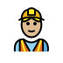 1F477 1F3FC Smiley – OpenMoji