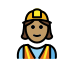 1F477 1F3FD 200D 2640 FE0F Smiley – OpenMoji