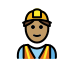 1F477 1F3FD 200D 2642 FE0F Smiley – OpenMoji