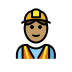 1F477 1F3FD Smiley – OpenMoji