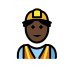 1F477 1F3FF 200D 2642 FE0F Smiley – OpenMoji