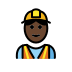 1F477 1F3FF Smiley – OpenMoji