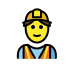 1F477 200D 2642 FE0F Smiley – OpenMoji