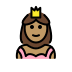 1F478 1F3FD Smiley – OpenMoji