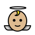 1F47C 1F3FC Smiley – OpenMoji