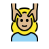 1F486 1F3FC 200D 2640 FE0F Smiley – OpenMoji
