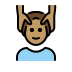 1F486 1F3FD 200D 2642 FE0F Smiley – OpenMoji