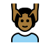 1F486 1F3FE Smiley – OpenMoji