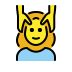 1F486 200D 2640 FE0F Smiley – OpenMoji
