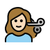 1F487 1F3FB 200D 2640 FE0F Smiley – OpenMoji