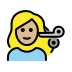 1F487 1F3FC 200D 2640 FE0F Smiley – OpenMoji