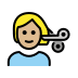 1F487 1F3FC Smiley – OpenMoji