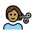 1F487 1F3FD Smiley – OpenMoji