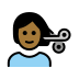 1F487 1F3FE Smiley – OpenMoji