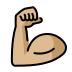 1F4AA 1F3FC Smiley – OpenMoji